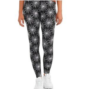 5/$20 NEW S Black & White Spider Web Juniors Leggings